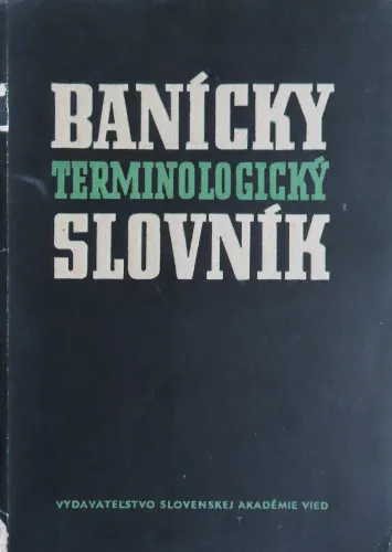 Kniha: Banícky terminologický slovník