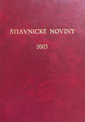 Kniha: Štiavnické noviny 2003