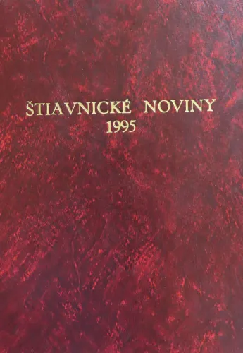 Kniha: Štiavnické noviny 1995