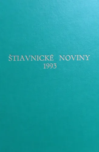 Kniha: Štiavnické noviny 1993