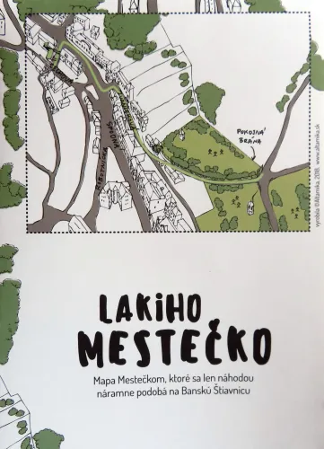 Kniha: Lakiho mestečko - mapa