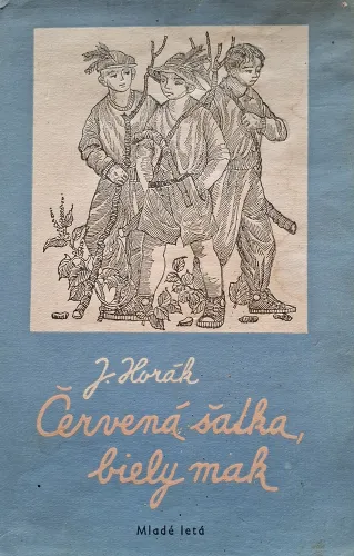 Kniha: Červená šatka, biely mak