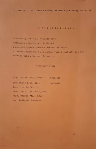 Kniha: 200 rokov baníckej akadémie v Banskej Štiavnici