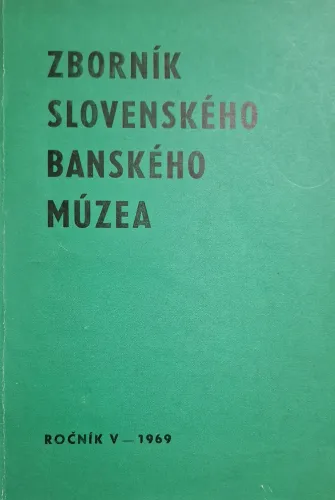 Kniha: Zborník slovenského banského múzea V