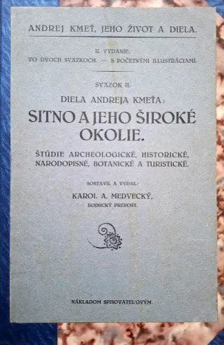Kniha: Sitno a jeho široké okolie