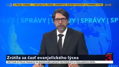 Zrútila sa časť budovy lýcea