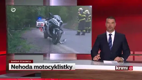 Nehoda motocyklistky