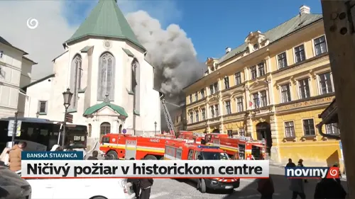 Požiar v Banskej Štiavnici