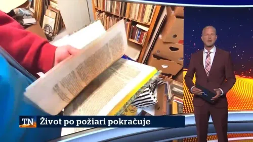 Antikvariát po požiari
