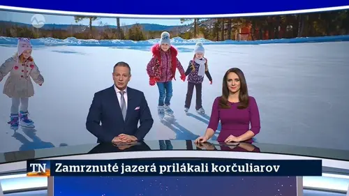 Zamrznuté jazerá prilákali korčuliarov