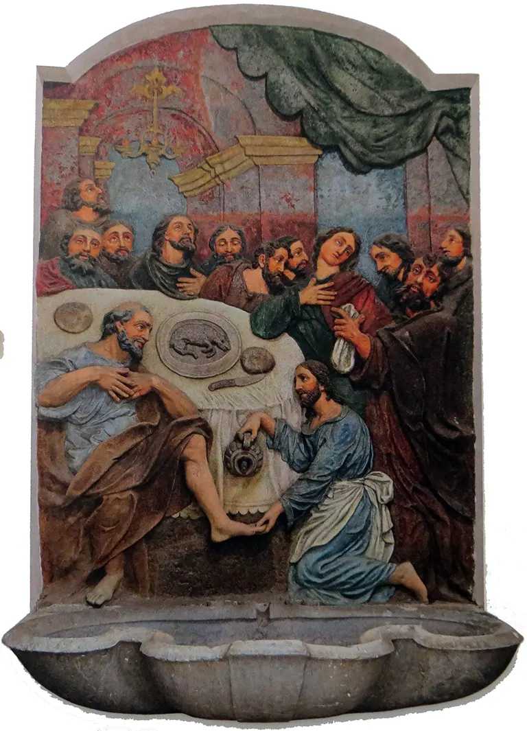 Ježiš umýva nohy apoštolom | Foto: &copy; Martin Marenčin